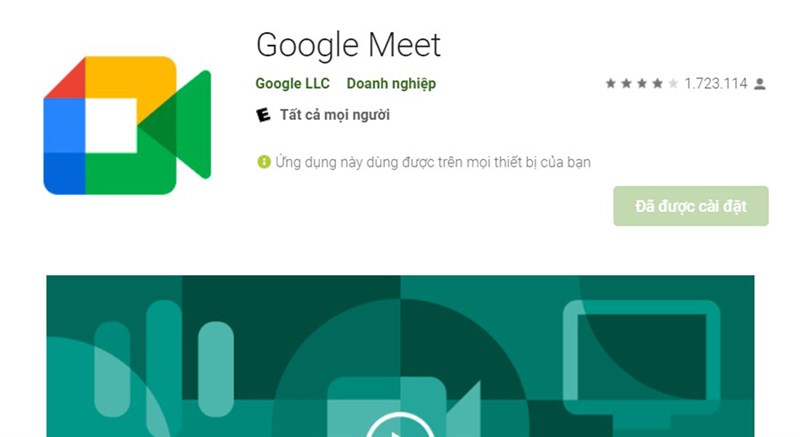 cách đăng nhập google meet trên điện thoại