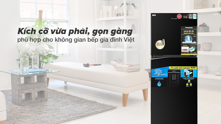 Tủ lạnh phù hợp dùng cho cả những không gian có diện tích khiêm tốn, chật hẹp