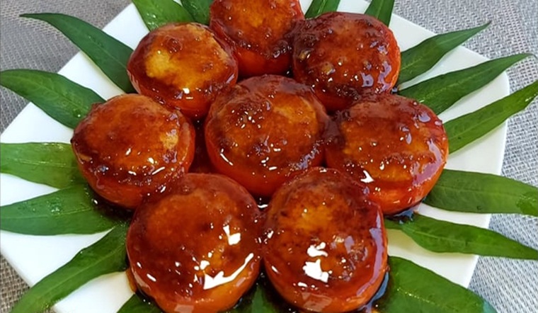 Vào bếp làm ngay món chay đậu hũ nhồi sốt dầu hào thơm ngon, mới lạ