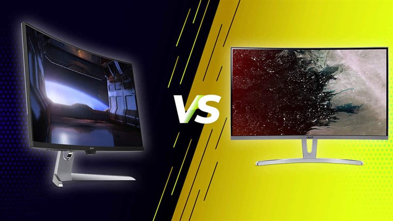 So sánh màn hình cong và màn hình phẳng, đâu là loại tốt hơn? Nguồn: Display. So sánh màn hình cong và màn hình phẳng, đâu là loại tốt hơn? Nguồn: Display.