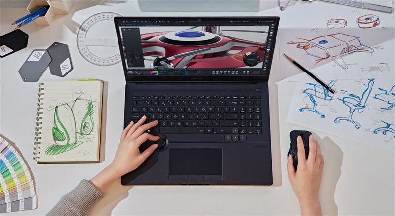 ASUS ProArt StudioBook 16 OLED được trang bị cấu hình rất mạnh mẽ.