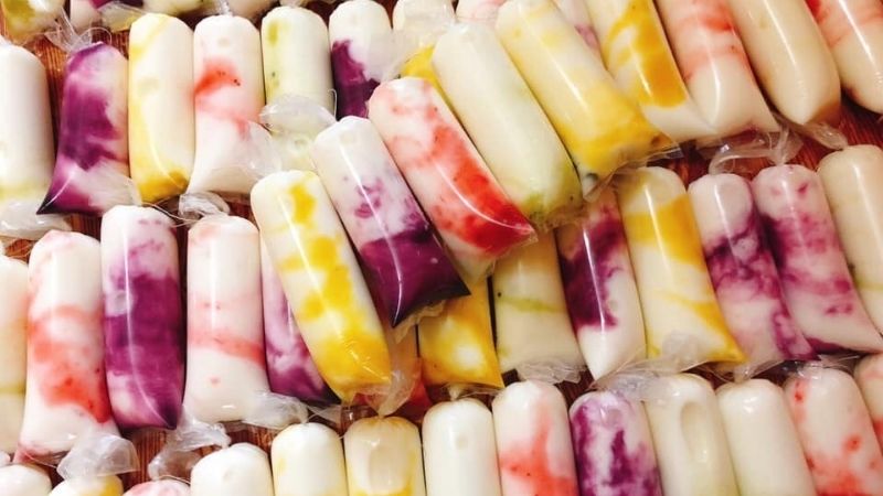 How to make delicious fruit yogurt bags, save for a whole week