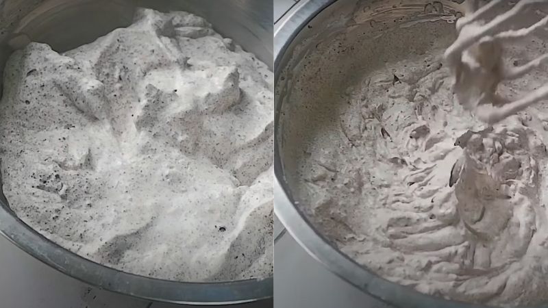 Làm phần kem bánh