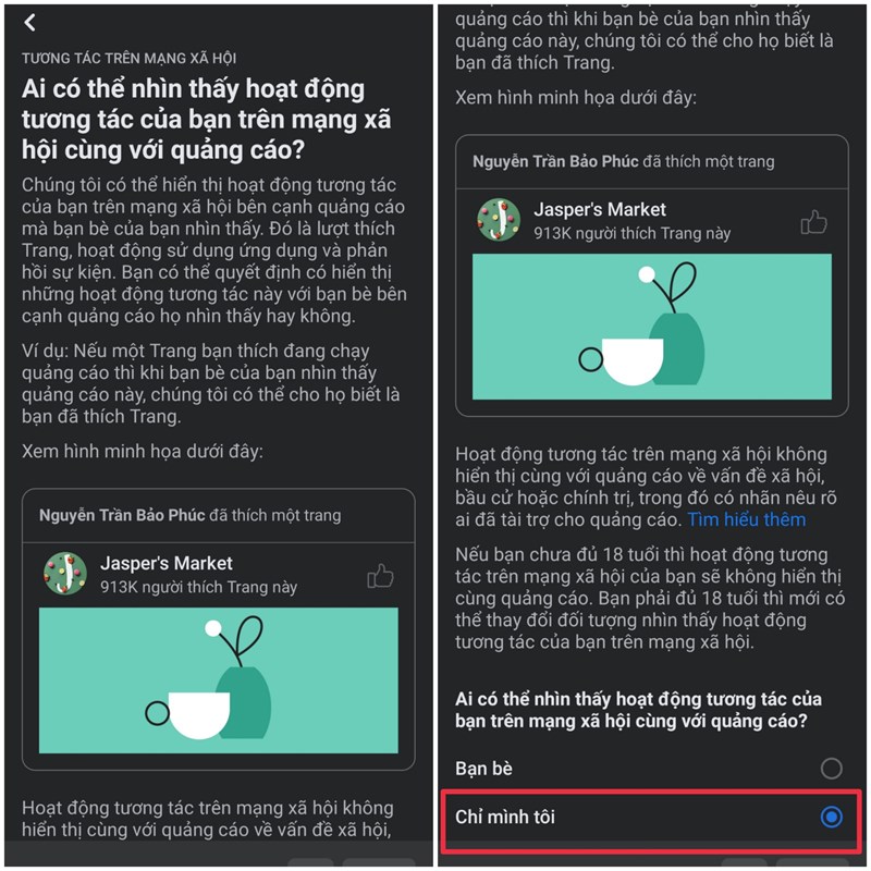 cách ẩn bình luận cá nhân trên Facebook