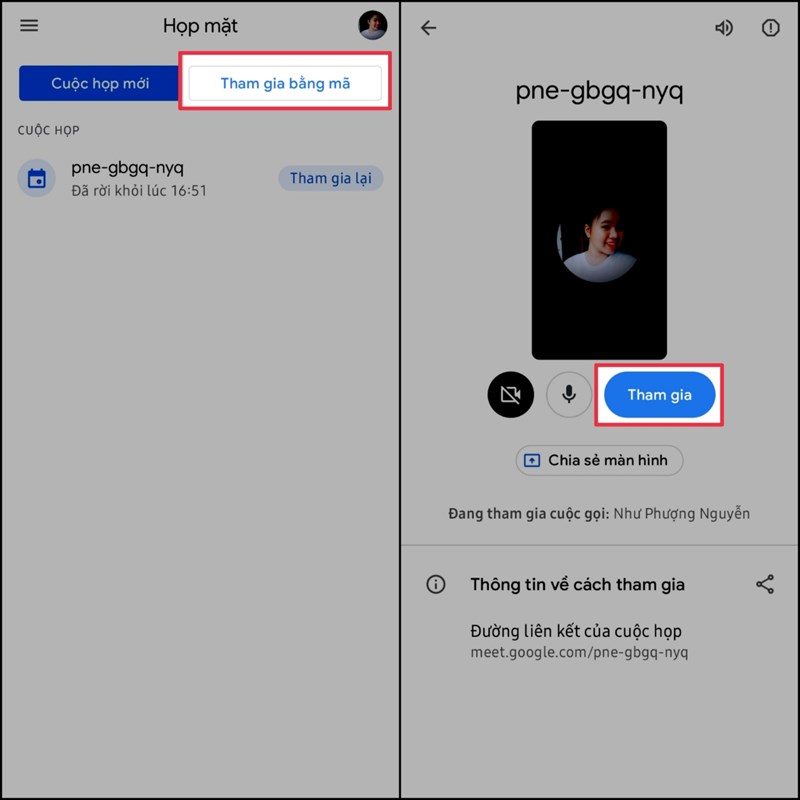 Cách tham gia cuộc họp trên Google Meet bằng điện thoại Cách tham gia cuộc họp trên Google Meet bằng điện thoại