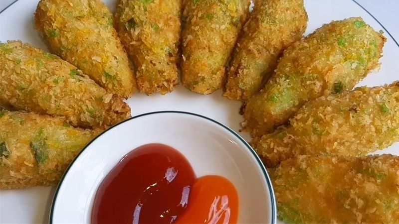 How to make delicious crispy vegetarian fried chicken thighs to change the taste of the whole family