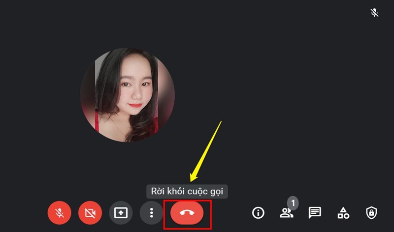Cách rời khỏi cuộc họp trên Google Meet