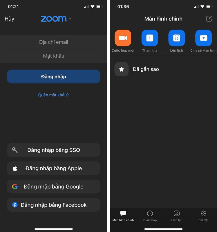 Cài đặt Zoom trên điện thoại
