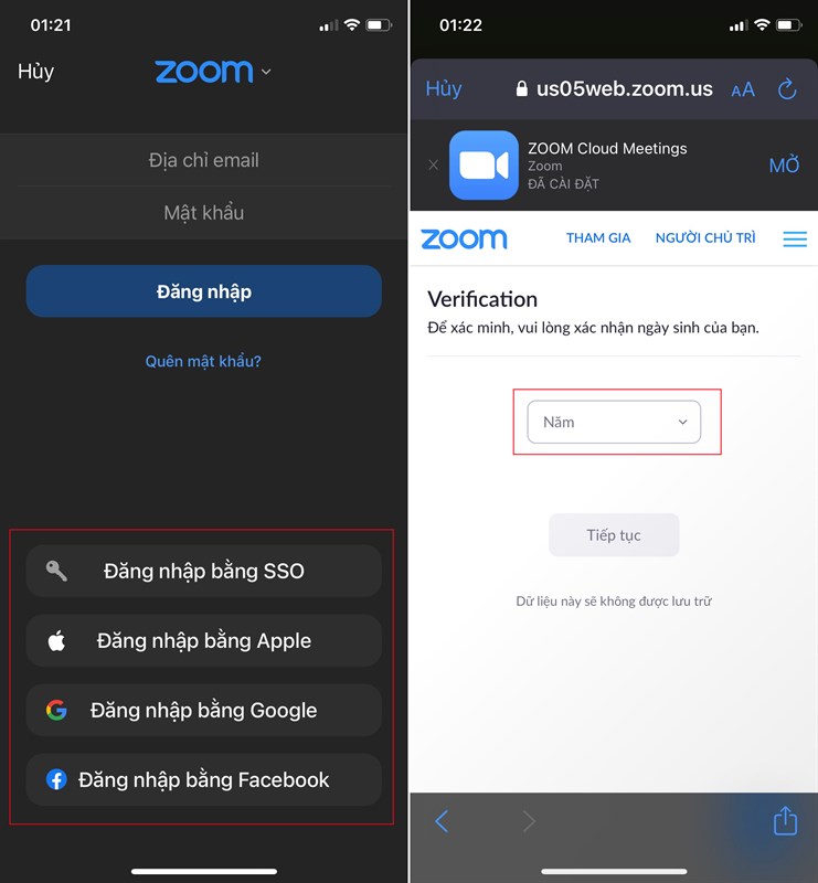 Zoom cho sinh viên