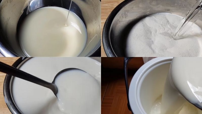 Pha và ủ sữa