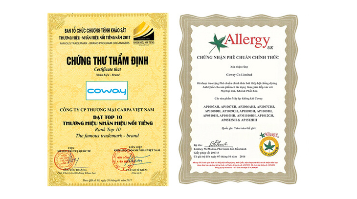 Các sản phẩm của Coway tại Việt Nam đạt được nhiều thành công lớn