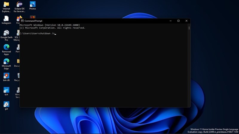 cách tắt máy tính windows 11