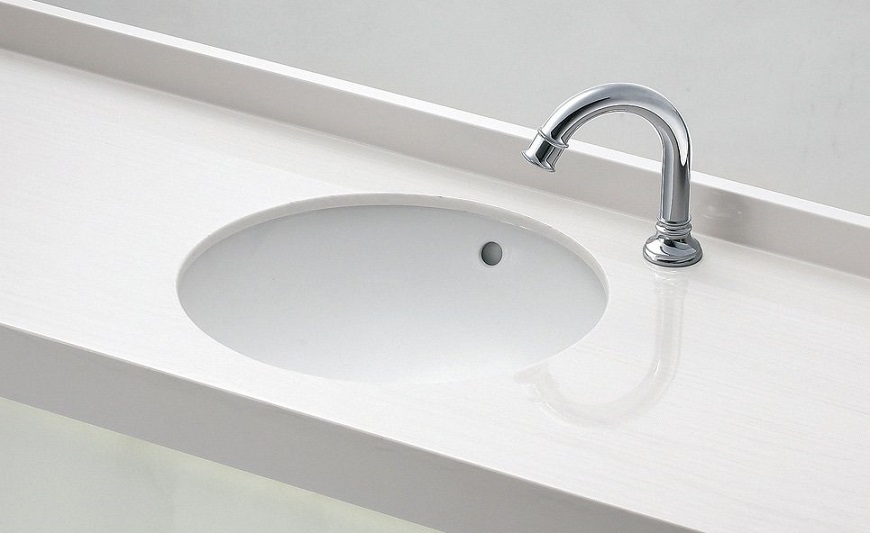 How to install an undermount sink