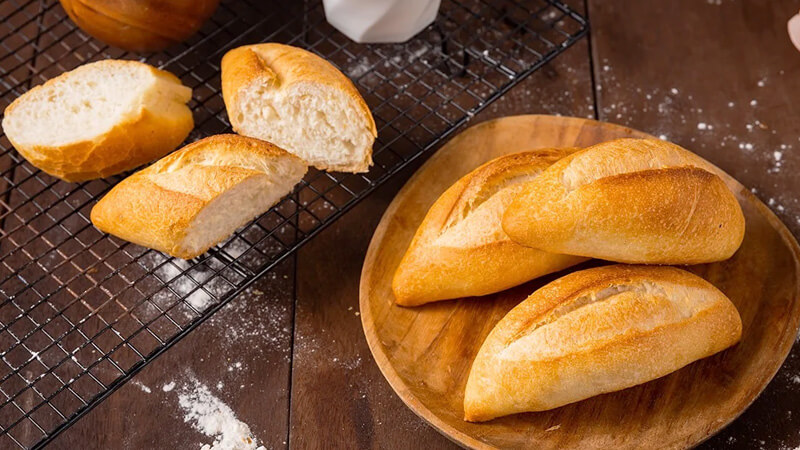 Cách làm bánh mì bằng nồi chiên không dầu giòn, thơm ngon