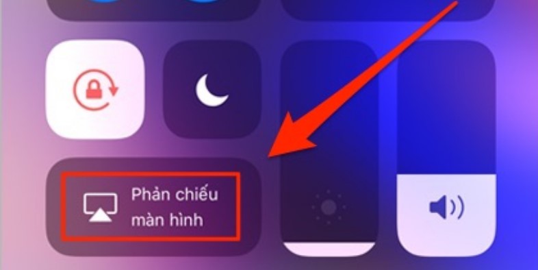 Cách học online qua ứng dụng Zoom kết nối với tivi chiếu nội dung lên màn hình lớn > Chọn tính năng phản chiếu màn hình
