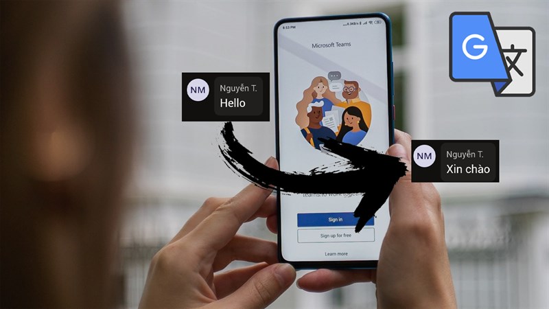 Dịch tin nhắn trên Teams