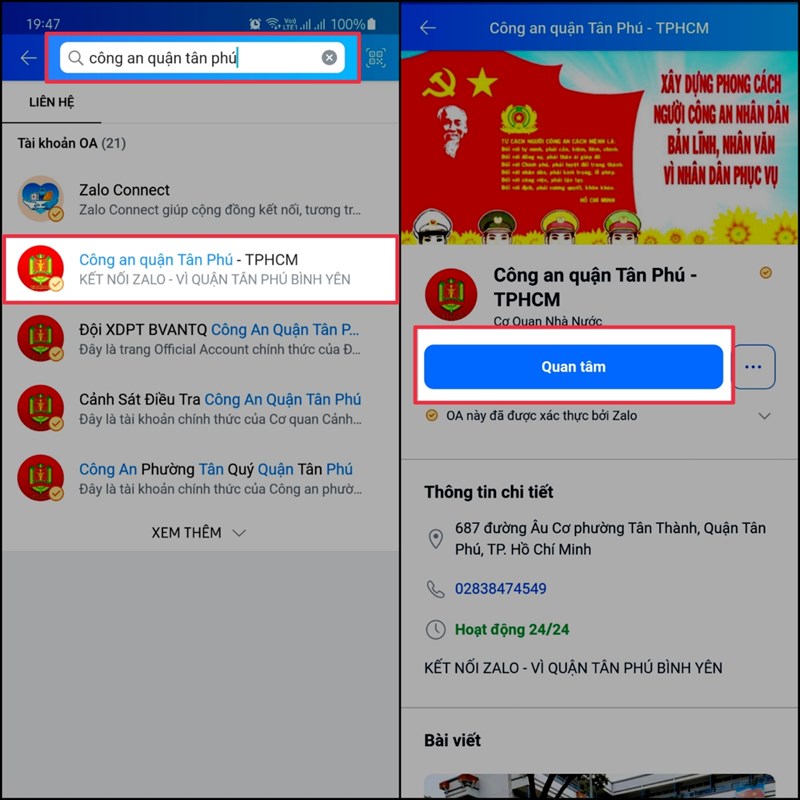 Cách đặt lịch hẹn nộp hồ sơ cấp hộ chiếu bằng Zalo