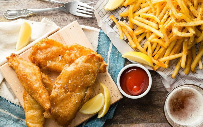 Instructions on how to make delicious British Fish & Chips