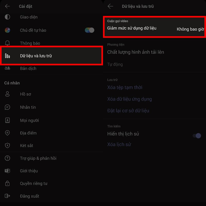 Cách tiết kiệm dữ liệu 4G khi dùng Teams