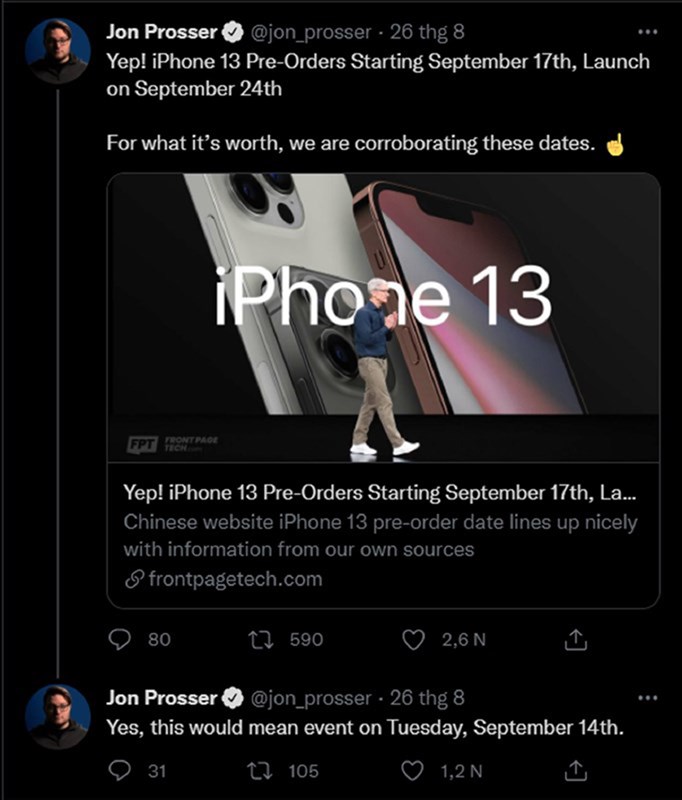 iPhone 13 khi nào bán? iFan đừng nóng lòng, năm nay sẽ mở bán sớm thôi