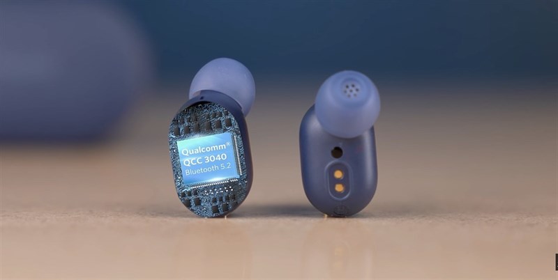 Redmi Earbuds 3 Pro được trang bị con chip của Qualcomm. Nguồn: Tech Unboxing.