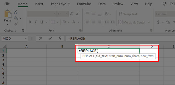 Cách dùng hàm REPLACE, REPLACEB trong Excel chi tiết