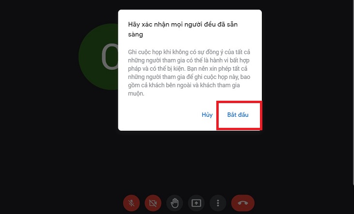 Cách quay video cuộc gọi, ghi màn hình buổi học trên Google Meet