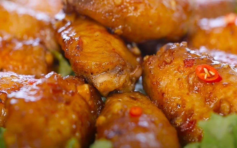 How to make delicious five-spice grilled chicken wings in an oil-free fryer