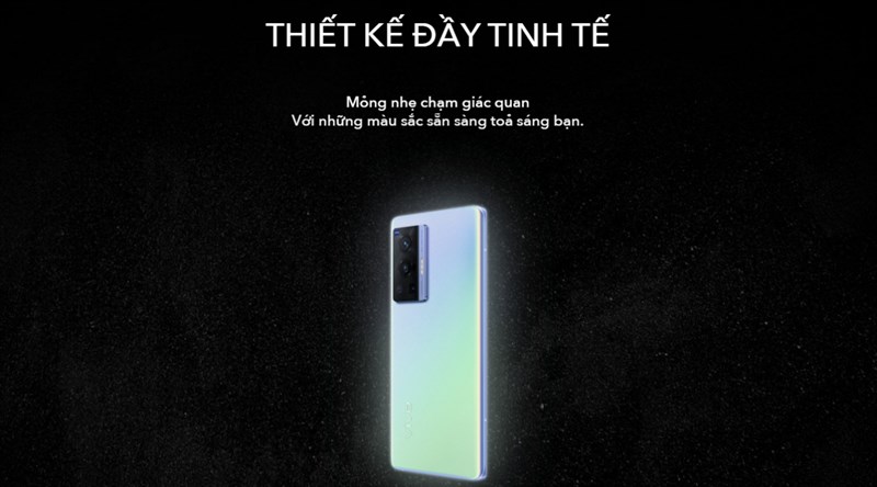 Vivo X70 Pro 5G sở hữu thiết kế mỏng nhẹ