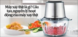 Máy xay thịt là gì? Cấu tạo, nguyên lý hoạt động của máy xay thịt