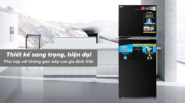 Đánh giá chi tiết tủ lạnh Panasonic truongptdtntthptdienbiendong.edu.vner 405 lít NR-TX461GPKV - Thiết kế