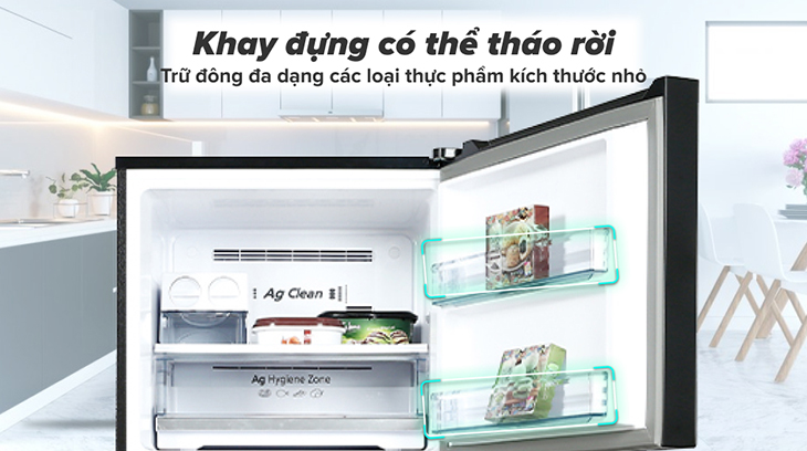 Đánh giá chi tiết tủ lạnh Panasonic truongptdtntthptdienbiendong.edu.vner 405 lít NR-TX461GPKV - Khay đựng