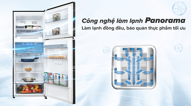 Đánh giá chi tiết tủ lạnh Panasonic truongptdtntthptdienbiendong.edu.vner 405 lít NR-TX461GPKV - Công nghệ Panorama