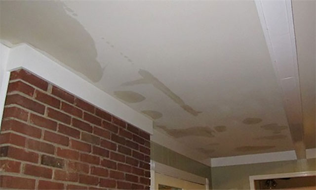 Causes of concrete ceiling leakage