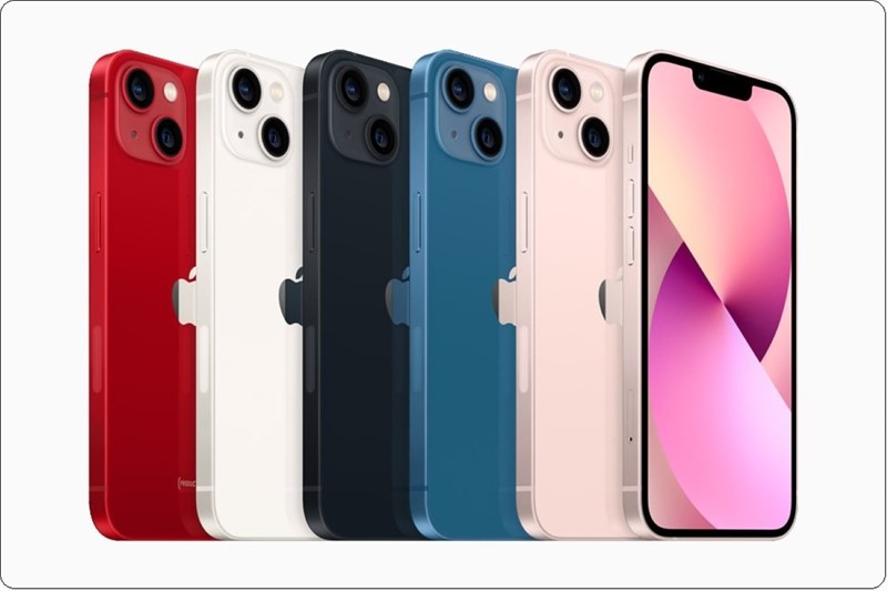 Bộ nhớ, màu sắc iPhone 13, iPhone 13 mini