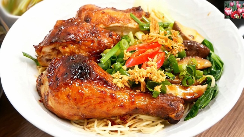 How to make crispy, delicious roasted chicken noodles, restaurant-grade