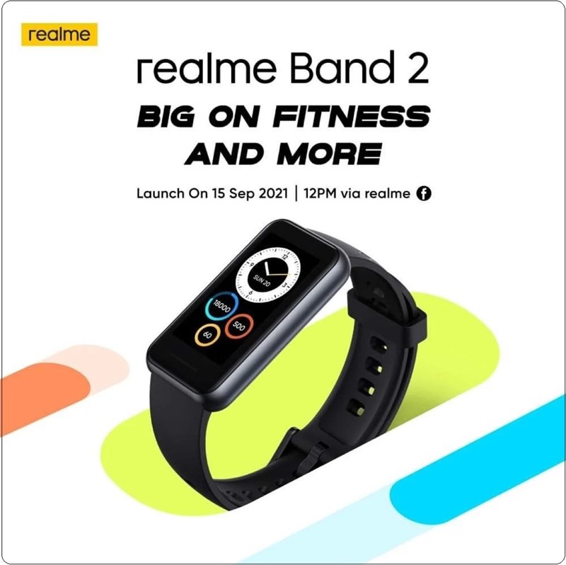 Realme Band 2 sẽ ra mắt vào 15/9 Realme Band 2 sẽ ra mắt vào 15/9