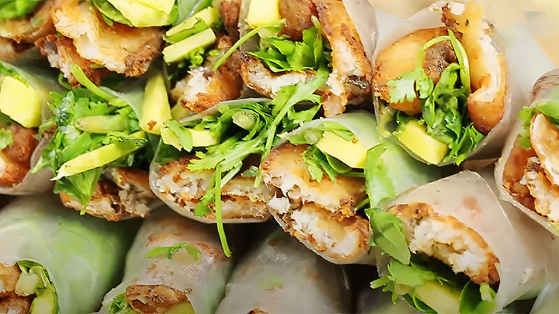 How to make delicious and strange fish roll salad to change dishes for the family