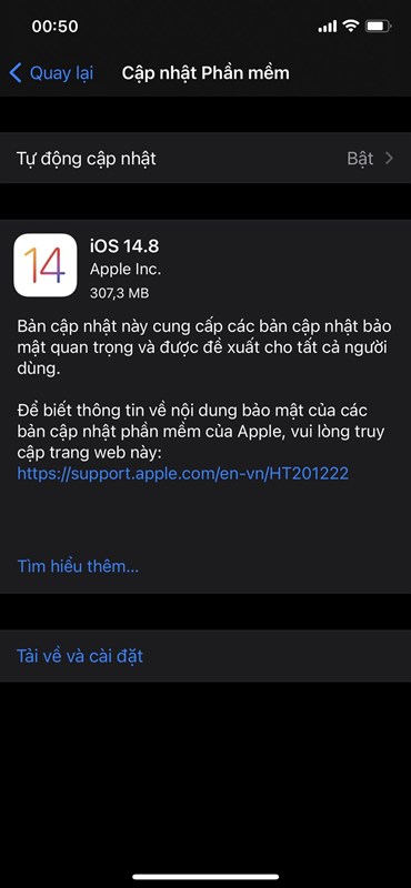 Apple bất ngờ tung phiên bản iOS 14.8 trước ngày ra mắt sản phẩm mới