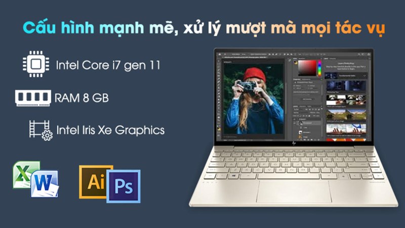 Laptop HP Envy 13 ba1030TU i7 1165G7