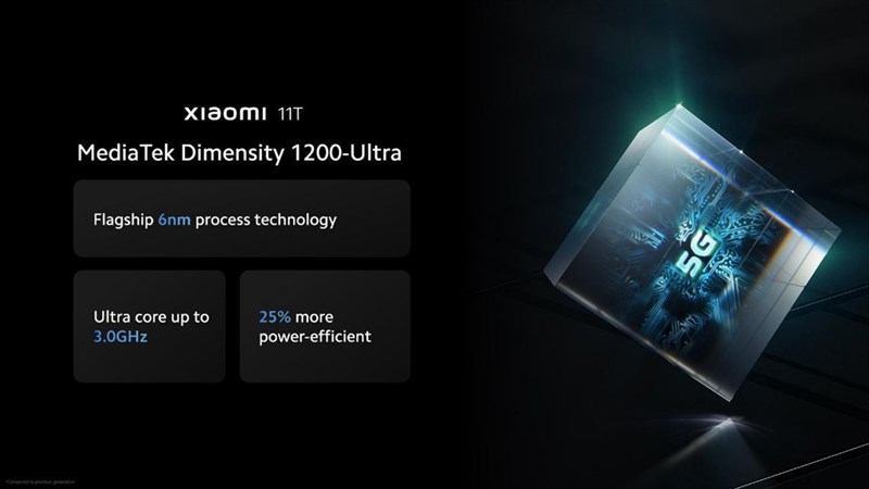 Bằng việc sử dụng con chip Dimensity 1200, Xiaomi Mi 11T mang đến cho chúng ta hiệu năng mạnh mẽ và ổn định