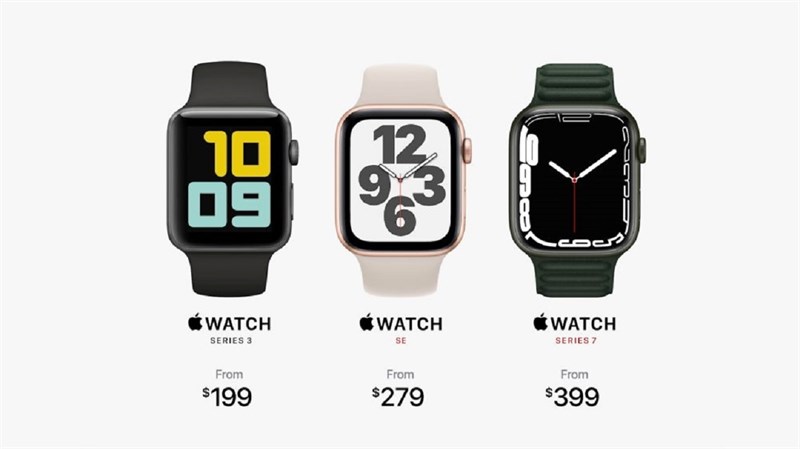 Apple Watch Series 7 ra mắt: Màn hình lớn hơn, viền mỏng, giá thì... Apple Watch Series 7 ra mắt: Màn hình lớn hơn, viền mỏng, giá thì...