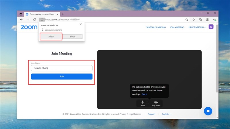 cách khắc phục lỗi 1132 trên Zoom