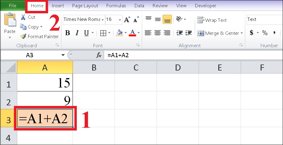 Cách sửa lỗi công thức trong Excel không thực hiện được phép tính