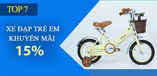 Top 7 xe đạp phù hợp trẻ em 4 - 6 tuổi, giảm giá 15% dịp Trung Thu tại Điện máy XANH