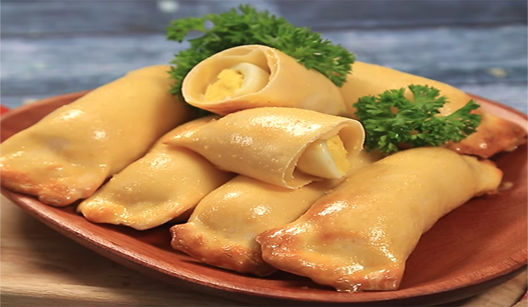 Hướng dẫn cách làm bánh phô mai bọc trứng cút nướng siêu hấp dẫn