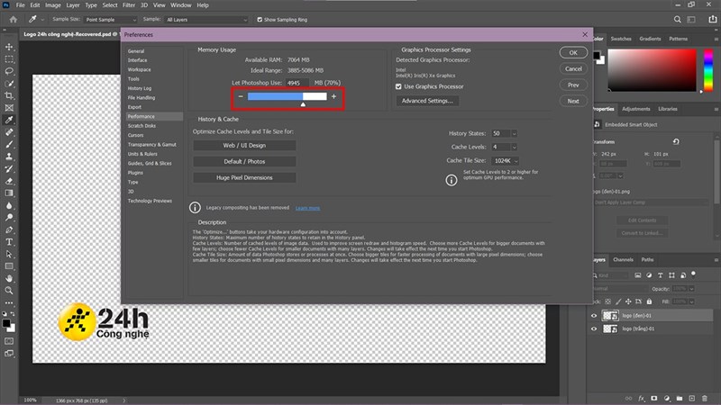lỗi không lưu được ảnh trong photoshop