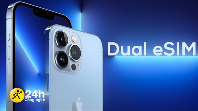 Có đồng thời sử dụng được hai nhà mạng với tính năng dual eSIM trên iPhone 13 không?
