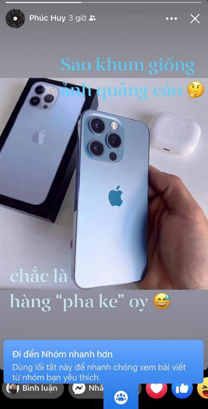 Ảnh trên tay iPhone 13 Pro đầu tiên: Camera lớn, thiết kế sang trọng