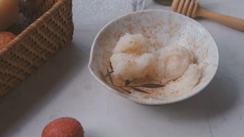 Kem vải sorbet